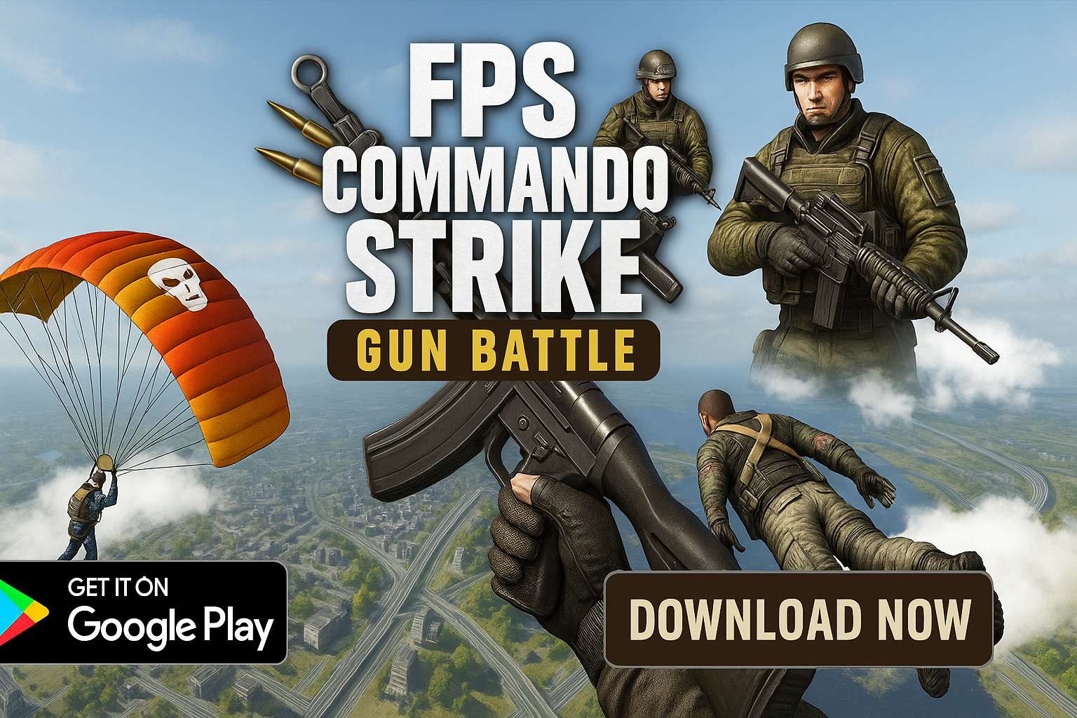 Free Fire Commando Adventure